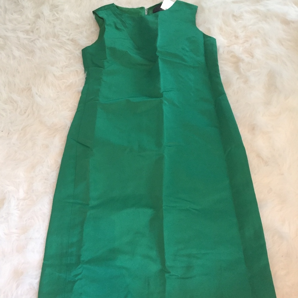 J. Crew Collection Duchesse Satin Shift Dress